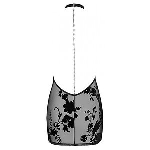 Rochie Erotică Noir Handmade Negru M Thumb 4