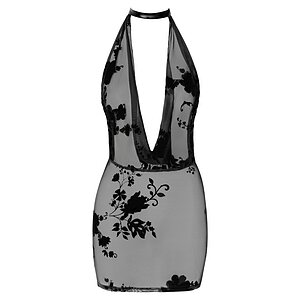 Rochie Erotică Noir Handmade Negru M Thumb 3