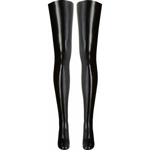 Dresuri LateX Celeste Negru S-M Thumb 3