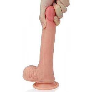 Dildo cu Ventuză Dual Layered Thumb 5