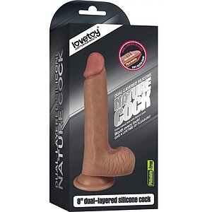 Dildo cu Ventuză Dual Layered Thumb 7