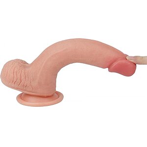 Dildo cu Ventuză Dual Layered Thumb 3