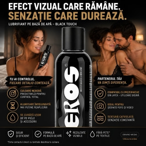 Eros Black Touch 150 ml — Gel Lubrifiant Negru Intens Thumb 3