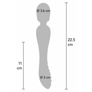 Evermore 2 în 1 Massager ToyJoy 17 Moduri Roz 22.5 cm Thumb 5