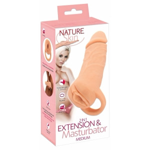 Extensie 2în1 Nature Skin MEDIUM +3 cm, TPE Thumb 13