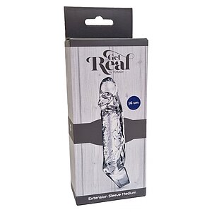 Prelungitor Penis De Mărime Medie Transparent Thumb 3