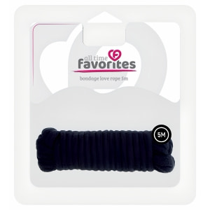 Frânghie Bondage Începători BondX Negru Thumb 1