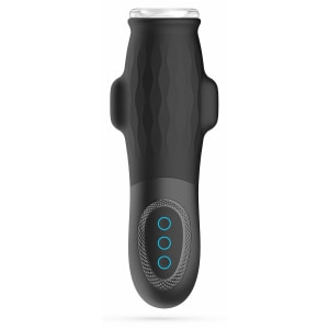 Gargantua Auto Reîncărcabil 5+10 – Masturbator cu Aspirație Negru Thumb 3