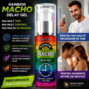 Gel Întârziere Ejaculare Rainbow Macho 50ml Thumb 3