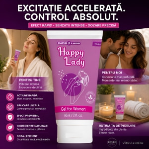 Gel Stimulator Pentru Femei Happy Lady 60ml Thumb 1