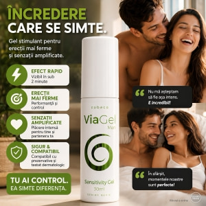 Gel Stimulator ViaGel Pentru Bărbați 30 ml Thumb 3