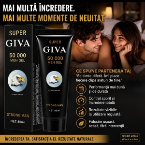 Gel Super Giva 50000 Pentru Mărirea Penisului 50ml Thumb 1