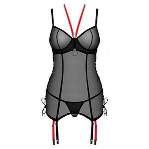 Corset Obsessive Glandez Negru M-L Thumb 2