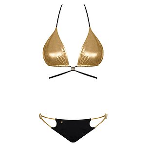 Costum Baie Obsessive Goldivia Auriu L Thumb 2