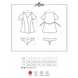 Halat Obsessive Alluria Negru S-M Thumb 4