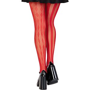 Dresuri Leg Avenue Harlequin Roșu XS-L Thumb 1