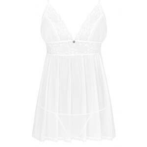Babydoll Obsessive Heavenlly Alb XL-2XL Thumb 2