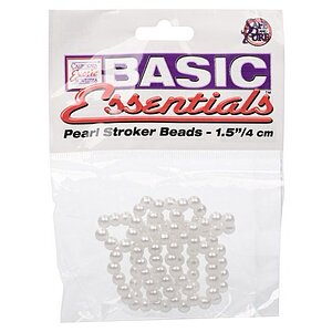 Inel Pearl Stroker Beads Small Alb Thumb 2