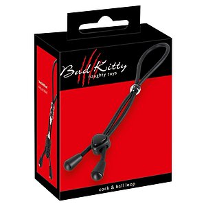 Inel Penis Bad Kitty Double Negru Thumb 3