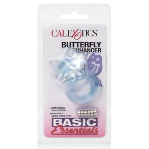 Inel Penis Basic Essentials Butterfly Enhancer Albastru Thumb 1