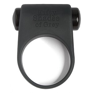Inel Penis cu Vibrații Feel It Baby Negru Thumb 1