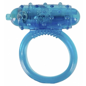 Inel Penis Vibrating Ring Albastru Thumb 1