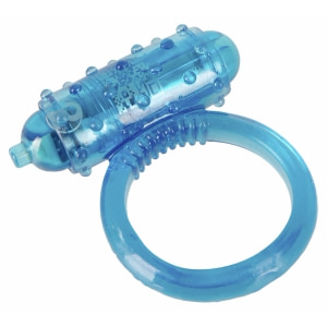 Inel Penis Vibrating Ring Albastru Thumb 3