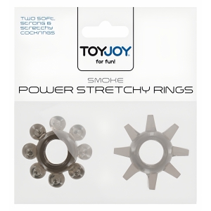 Inele Penis Power Stretchy 2buc Gri Thumb 1