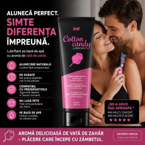 Intt Cotton Candy — Lubrifiant Aromă Vată De Zahăr 100 ml Thumb 3