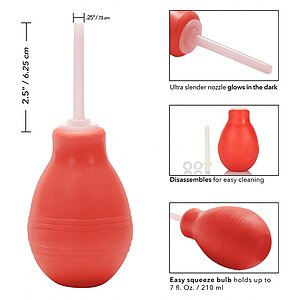 Irigator Anal CalExotics Roșu Thumb 4