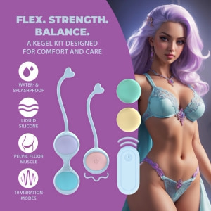Loveline By Shots: Kit Kegel Reîncărcabil, 10 Moduri Multicolor Thumb 3