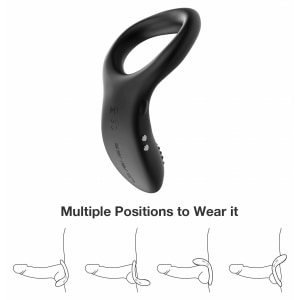 Lovense Diamo Vibrating Ring Negru Thumb 19