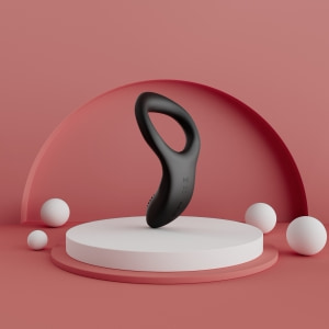 Lovense Diamo Vibrating Ring Negru Thumb 10