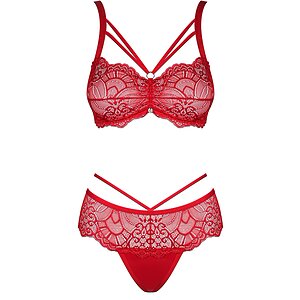 Set Obsessive Loventy Roșu S-M Thumb 2