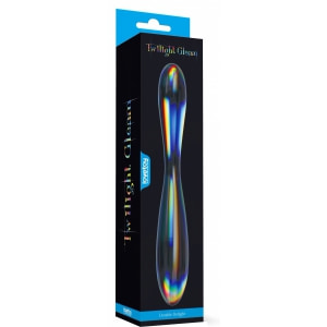 Lovetoy Double Delight - Jucărie Dublă Din Sticlă 23,2 cm Transparent Thumb 2