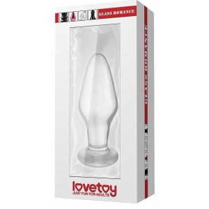 Lovetoy Glass Romance Dop Anal Din Sticlă Transparent 12 cm Thumb 9