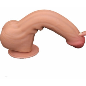 Lovetoy Realist Dual Layer 29 cm – Ventuză Puternică Thumb 6