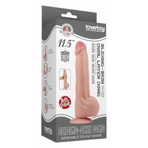 Lovetoy Realist Dual Layer 29 cm – Ventuză Puternică Thumb 14