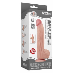 Lovetoy Realist TPE Dublu Strat 31 cm – Ventuză Puternică Thumb 28