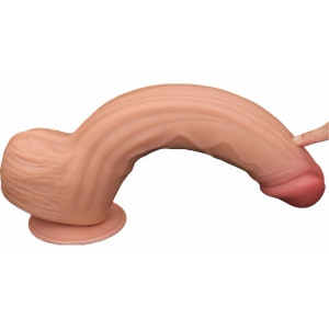 Lovetoy Realist TPE Dublu Strat 31 cm – Ventuză Puternică Thumb 7