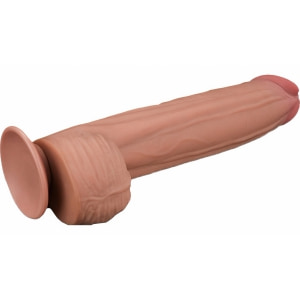 Lovetoy Realist TPE Dublu Strat 31 cm – Ventuză Puternică Thumb 19