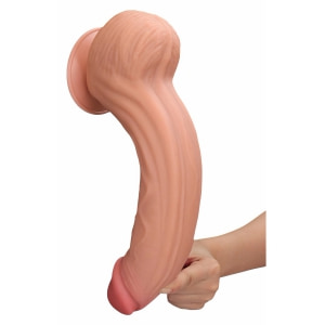Lovetoy Realist TPE Dublu Strat 31 cm – Ventuză Puternică Thumb 25