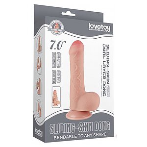 LoveToy Sliding Skin 18.3cm — Realist, Ventuză Detașabilă Thumb 10