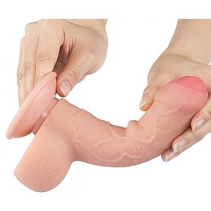 LoveToy Sliding Skin 18.3cm — Realist, Ventuză Detașabilă Thumb 2