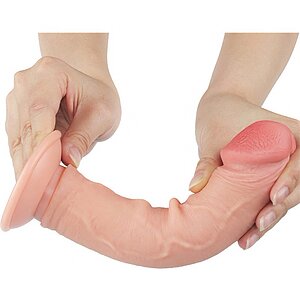 LoveToy Sliding Skin 20 cm — Dildo Realist cu Ventuză Thumb 7