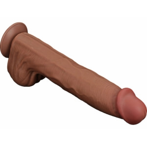 LoveToy Sliding Skin 36 cm Realist, Textură Naturală Maro Thumb 5