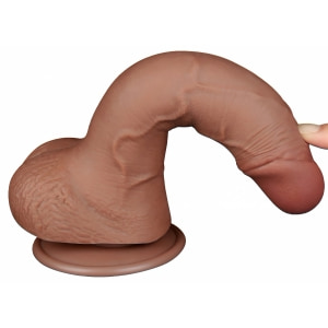 LoveToy Sliding Skin Dildo 19.5 cm Realist Thumb 2