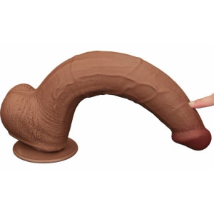 LoveToy Sliding Skin – Dildo Realist 34 cm Thumb 8