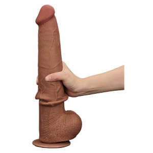 LoveToy Sliding Skin – Dildo Realist 34 cm Thumb 5
