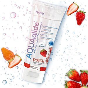 Lubrifiant Aquaglide Căpșuni 100 ml Thumb 1
